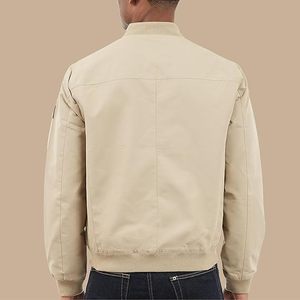 Wholesale Men's Casual Bomber <b>Jacket</b> | Streetwear <b>Zip</b>-<b>Up</b> <b>Jacket</b> | 100% Polyester Eco-Friendly | Private Label Manufacturer - Product Image 2
