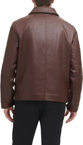 Veste en cuir pour homme, nouvelle mode streetwear, veste en cuir épaisse pour l'hiver - Product Image 2