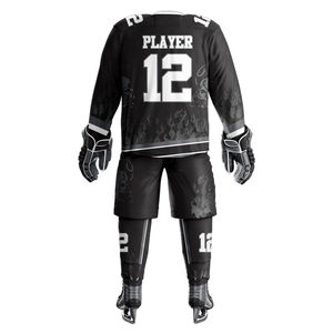 Tenues de hockey sur glace confortables et à séchage rapide, dernière conception 2026, vente chaude, faible MOQ, ensembles d'équipe personnalisés, service OEM - Product Image 3