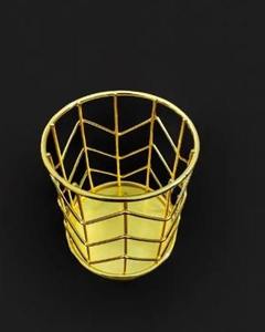 Support à ustensiles en laiton massif avec base robuste et finition brillante, pour plusieurs cuillères et fourchettes, idéal pour la cuisine, au meilleur prix. - Product Image 3