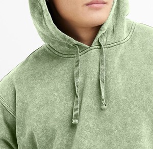 เสื้อฮู้ดดี้ผู้ชายแบบย้อมสีเอซิด ขายดี ดีไซน์ใหม่ ไซส์ผู้ใหญ่ ระบายอากาศได้ดี ราคาขายส่ง รับทำโลโก้/สีตามสั่ง เสื้อฮู้ดดี้ผู้ชายแบบย้อมสีเอซิด - Product Image 4