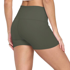 Women's Fitness Yoga Gym 2026 New Design Summer Pants Sports Shorts Polyester/Cotton Quick Dry Workout Waistband Skinny Yoga - Product Image 4