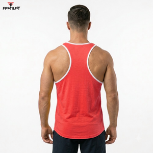 Custom Logo Polyester Knit <b>Tank</b> <b>Top</b> Summer Sporty Style Breathable Quick Dry Anti-Pilling <b>Loose</b> Design Sleeveless Vest - Product Image 6