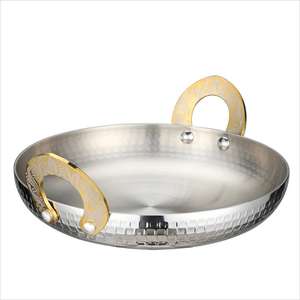 Olla de Acero Inoxidable 304 de Lujo con Acabado Martillado, Antiadherente, Apta para Horno y Lavavajillas, para Sopa y Caldos - Product Image 1