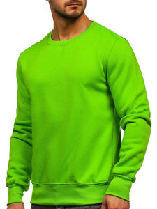 เสื้อสเวตเชิ้ตคอกลมบุซับในสำหรับผู้ชาย ผ้าโพลีเอสเตอร์/คอตตอนผสม ลายเรียบ แห้งเร็ว ระบายอากาศได้ดี เหมาะสำหรับใส่ลำลองในฤดูหนาว - Product Image 3