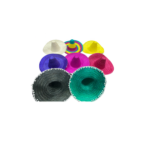 หมวกหญ้าทะเลทำจากฟางสำหรับฤดูใบไม้ผลิหมวกคาวบอยหมวกหญ้าทะเลทำจากไม้ไผ่สำหรับงานปาร์ตี้งานแต่งงานแบบลำลองตกแต่งบ้านและสวน - Product Image 6