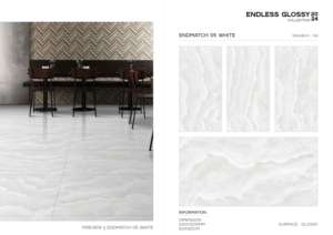 Carreaux de porcelaine polie et émaillée de luxe 60x120cm 600x1200mm 24x48 pouces, grand format, pour sols et murs, pour maisons modernes et hôtels - Product Image 4