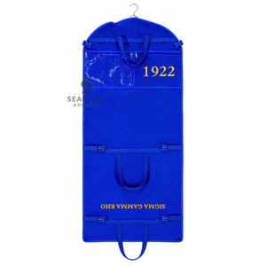 กระเป๋าใส่เสื้อผ้ากันน้ำสำหรับผู้หญิง Sigma Gamma Rho Sorority แบบพับได้ พร้อมที่แขวนในตู้เสื้อผ้า  กระเป๋าเดินทางสำหรับชุดสูทแบบเต็มตัว - Product Image 1