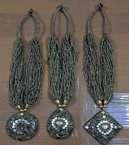 Collar de Cuentas de Semillas con Diseño Personalizado de Joyería Boho, Modelo GC-NK-418, para Mujeres y Chicas Europeas - Product Image 3