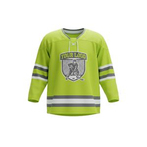 Maillot de hockey personnalisé par sublimation, 100% polyester, respirant, séchage rapide, uniforme de hockey sur glace pour club et tournoi - Product Image 6
