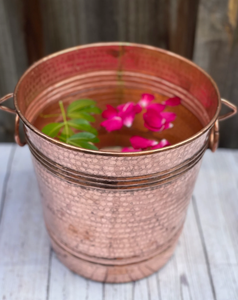 wholesale High Quality Copper Gold <b>Wine</b> Chiller Ice Bucket / Beverage Tub with Handle and Handmade Shinny Polished for Sale - Product Image 5
