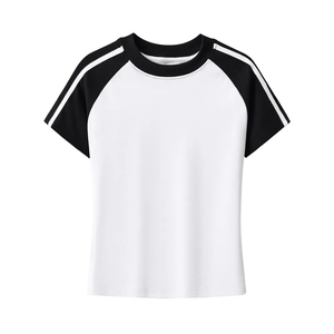 Camiseta de Alta Calidad de 250g Unisex con Dos Rayas Insertadas, Hombros Caídos, 100% Algodón, Cuello Redondo, Manga Corta, para Universidad, Entrenamiento, Escuela, Gimnasio, Club - Product Image 6