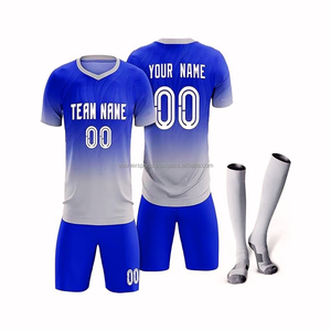Ensemble de vêtements de football personnalisés de haute qualité pour adultes enfants chemises maillots survêtement-uniformes d'origine pour le football de football - Product Image 6