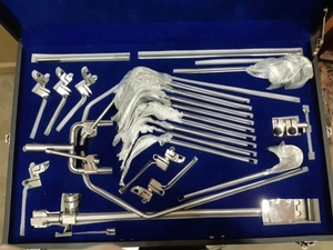 ชุดเครื่องมือผ่าตัดแบบ Omni Tract Surgical Retractor สำหรับหู คอ จมูก ทำจากสแตนเลสสตีล ใช้ซ้ำได้และฆ่าเชื้อได้ 10 ชิ้น - Product Image 1