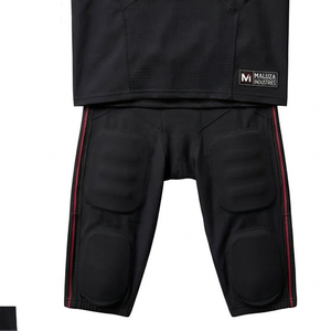 ชุดยูนิฟอร์มอเมริกันฟุตบอลแบบซับลิเมชั่นระดับมืออาชีพ กางเกงขาสั้น ออกแบบเองได้ ทนทาน เนื้อผ้ายืดได้ 4 ทิศทาง ระบายอากาศได้ดี ซับเหงื่อ - Product Image 3