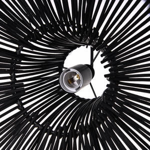 Lampe à suspension en rotin simple DreamCraft avec bordure Origine Vietnam - Product Image 5