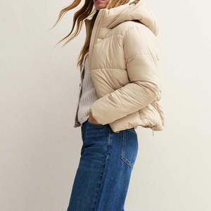 Chaqueta de Burbujas para Mujer, Impermeable, Transpirable, Diseño de Moda Invernal, Forro de Lana de la Mejor Calidad, Mangas Desmontables - Product Image 5