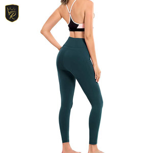 Leggings de Yoga para Mujer, Cintura Media, Elásticos, Transpirables, Sin Costuras, Compresión, para Gimnasio, Correr, Entrenamiento, Cómodos, Cintura Elástica - Product Image 4