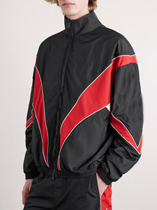 Veste coupe-vent unisexe tendance, style vintage rétro, veste coupe-vent pour homme, style sportif, logo personnalisé, coupe-vent d'extérieur - Product Image 4