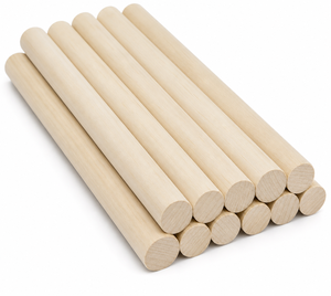 Solid Wood Dowel High Strength Wooden Rods for Industrial Manufacturing Furniture Components Architectural Design - Product Image 1