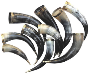 Cuerno de buey genuino de calidad europea Natural, cuerno vikingo para beber, artículo decorativo seguro para alimentos, cuerno de búfalo pulido - Product Image 2