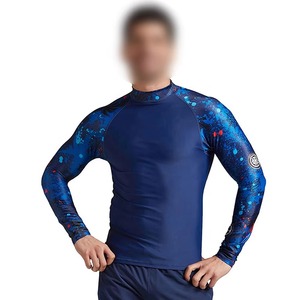 Camiseta de Compresión de Manga Larga para Hombre, Protección UV, Secado Rápido, para Gimnasio, Entrenamiento, Fitness, Running, Deportes al Aire Libre - Product Image 1