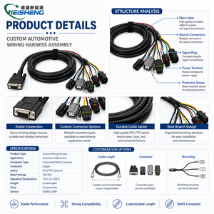 制造商OEM定制汽车卡车汽车线束电缆总成厂家直销 - Product Image 3