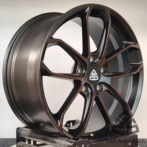 722Auto Jantes forgées monobloc 19-21 pouces 5x130 6061-T6 pour voitures particulières Porsche Cayenne 955 <span class=keywords><strong>957</strong></span> 958 Turbo Boxster - Product Image 1
