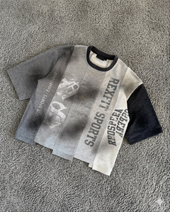 T-shirt Homme Col Rond Manches Courtes 100% Coton Épais Personnalisé 260 g/m² Style Hip-Hop Écologique Vierge sur le Devant - Product Image 6