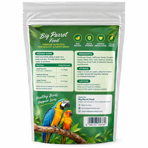 Alimento para Loros y Aves Grandes OEM ODM, Mezcla de Granos Naturales, Alto en Proteínas, Apoyo Inmunológico y Digestivo, Fórmula Personalizada, Marca Privada, a Granel - Product Image 2