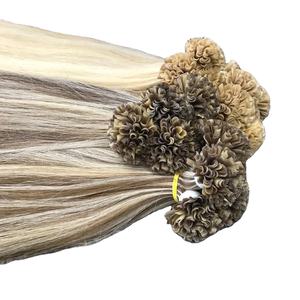 ผมต่อปลายแหลมมนุษย์ผมต่อแบบเคราตินตรงธรรมชาติ100% ผมจริง100% รับประกันความพึงพอใจของลูกค้า! - Product Image 4