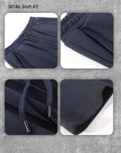 Pantalon de jogging en molleton de coton 380 g/m² avec logo personnalisé, taille élastique et coupe droite - Product Image 6