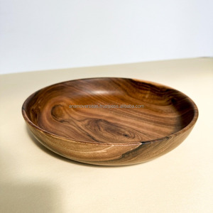 ชามไม้สำหรับตกแต่งบ้านแบบชนบทอุปกรณ์ตกแต่งห้องครัว - Product Image 4