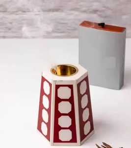 Brûleur à bakhoor portable carré, incrusté de os, style arabe, pour usage intérieur, cadeau du Ramadan, provenant d'Inde par Arif Handicrafts - Product Image 4