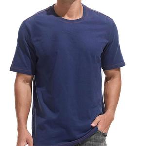 เสื้อยืดคอตตอนคุณภาพสูงทรงโอเวอร์ไซส์ สีสันตัดกัน แขนครึ่งตัว สำหรับผู้ชาย สไตล์ลำลอง รับสกรีนโลโก้ ระบายอากาศได้ดี เสื้อยืดสตรีทแวร์ผู้ชาย - Product Image 4