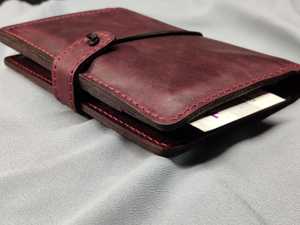 Secure RFID Genuine Leather Eco-Friendly Unisex Passport Holder Travel <b>Wallet</b> Custom Logo Cover Case Credit <b>Card</b> <b>Wallet</b> PTH-0138 - Product Image 2