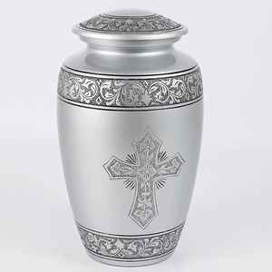 Urna funeraria decorativa de aluminio hecha a mano de calidad premium - Product Image 3