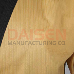 Uniforme de Karate para Hombre, Cinturón Dorado y Negro, 100% Algodón, Ropa Duradera para Artes Marciales, Talla Adulto, Corte Regular - Product Image 4