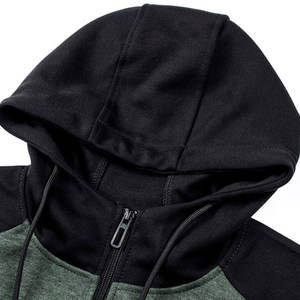 Chándal de manga larga para hombre de calidad premium, de secado rápido, tela transpirable, con cuello alto y soporte para personalización de logotipo OEM. - Product Image 5