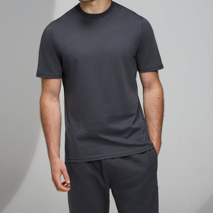 Wholesale <b>tshirt</b> Custom Print Embroidery Logo Quick Dry t-shirts for men Plain Oversized cotton shirts for men - Product Image 1
