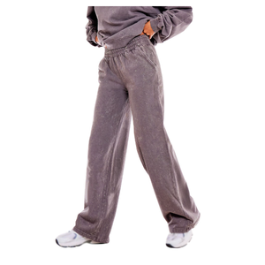 High Quality Drop Shoulder Wholesale Winter <b>Plus</b> Size Breathable Solid Printed Heavyweight Ladies Flare Street-wear Tracksuit - Product Image 3