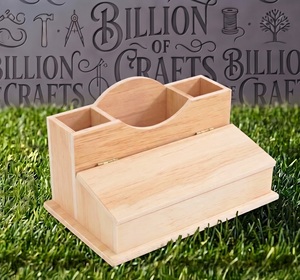 Premium Wooden Rectangle Home Office Jewelry <b>Box</b> Foldable Card Pen Holder Desk Organizer Modern Luxury Eco Friendly Wholesale - Product Image 2