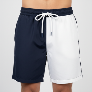 Men's Casual Outdoor Lightweight Nylon <b>Jacket</b> and Shorts Color Block <b>Workout</b> Set Fashion Men's windbreaker Shorts Set - Product Image 5