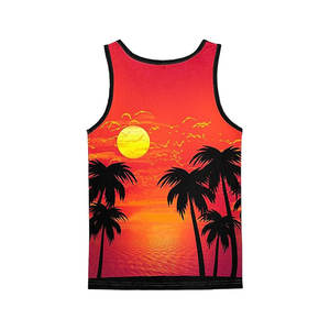 Camiseta sin mangas informal de talla grande para mujer, hecha a medida, de alta calidad, 2026, de poliéster/algodón, jersey sólido, ecológica, transpirable, con cuentas - Product Image 2