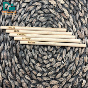 หลอดดูดทำจากไม้ไผ่ใช้ซ้ำได้วัสดุ100% เป็นมิตรต่อสิ่งแวดล้อมผลิตจากเวียดนาม - Product Image 1