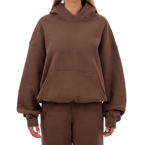 Ensemble de survêtement sportif pour femme, nouvelle collection, en molleton épais 420 GSM, personnalisé, confortable, deux pièces, vente chaude - Product Image 3