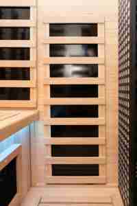 Sauna Infrarroja WJ-F1 ODM OEM con Panel de Control Wifi y Panel de Terapia de Luz Roja - Product Image 4