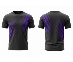 เสื้อยืดกีฬาพิมพ์ลายตามสั่งสำหรับงานออกแบบตามสั่ง |   ไซส์ผู้ชาย ผู้หญิง และเยาวชน |   ชุดกีฬาฝึกซ้อมน้ำหนักเบา แห้งเร็ว ขายส่ง - Product Image 2