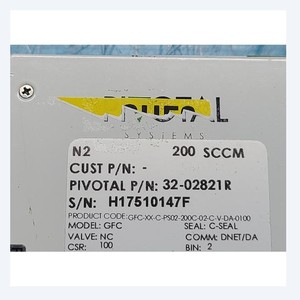 ระบบสำคัญ32-02821R 32-02821R N2 200SCCM GFC ควบคุมการไหลของก๊าซที่ใช้เป็นชิ้นส่วนอุปกรณ์เซมิคอนดักเตอร์รุ่นเก่า - Product Image 2