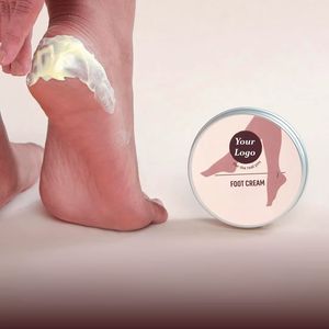 Crema de pies al por mayor OEM con aloe vera y manteca de karité para talones agrietados, hidratación profunda para pies, etiqueta privada, a granel - Product Image 4